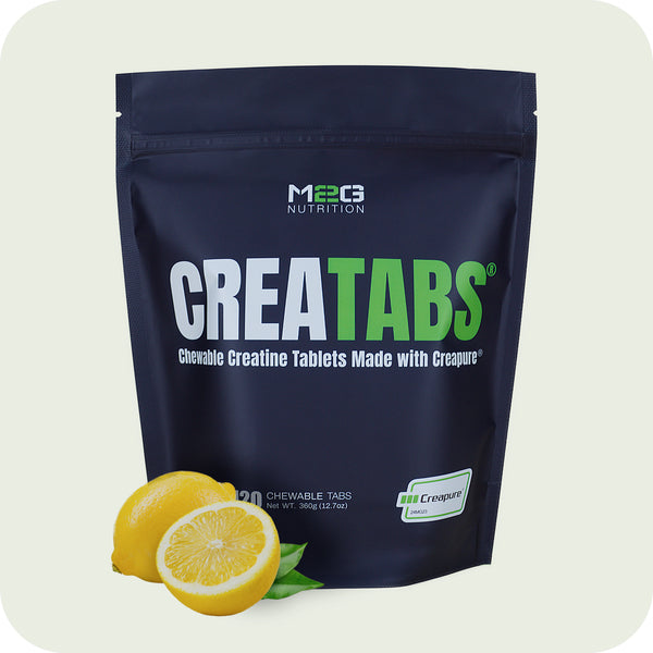CREATABS® 120 Chewable Creatine Tablets - Lemon Flavor